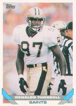 Renaldo Turnbull New Orleans Saints 1993 Topps NFL #635